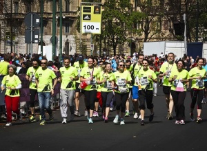 Stefano De Grandis/lapresse Milano 6/04/2014 Milano city Marathon