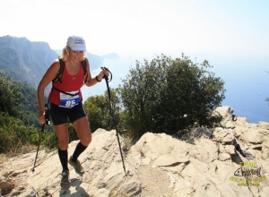 Federica Lumina al trail Golfo dei Poeti