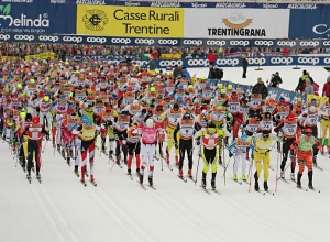 Partenza Marcialonga 2015 sci di fondo photo credit organizzazione