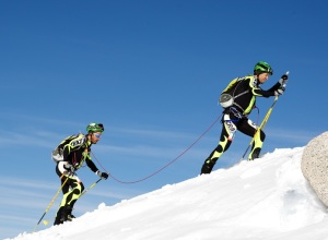 Adamello Ski Raid coppia skialp - photo credit Archivio Adamello Ski Raid
