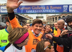 Gianni Morandi Gensan Giulietta&Romeo Half Marathon Verona 2015 rid photo credit Manuel Scarparo