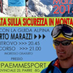 km sport alberto marazzi locandina sicurezza in montagna arva