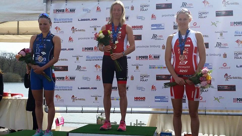 Sara Dossena horst olanda 12 aprile 2015 campionati europei duathlon lunga distanza