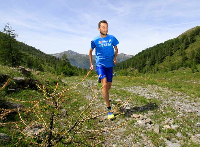 Alex Baldaccini in ritiro con la nazionale di corsa in montagna - ph. © Maurizio Torri
