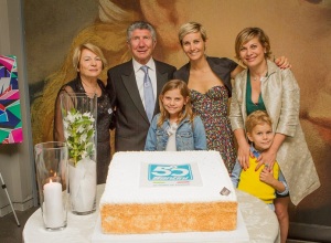 Festa_Santini_GAMeC_50 anni_Bergamo_2015_Pietro_Santini_e_Famiglia