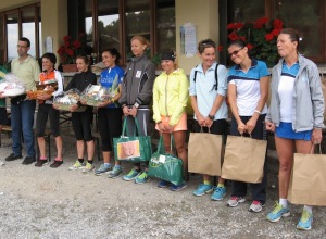 Il podio femminile. Ph: organizzazione