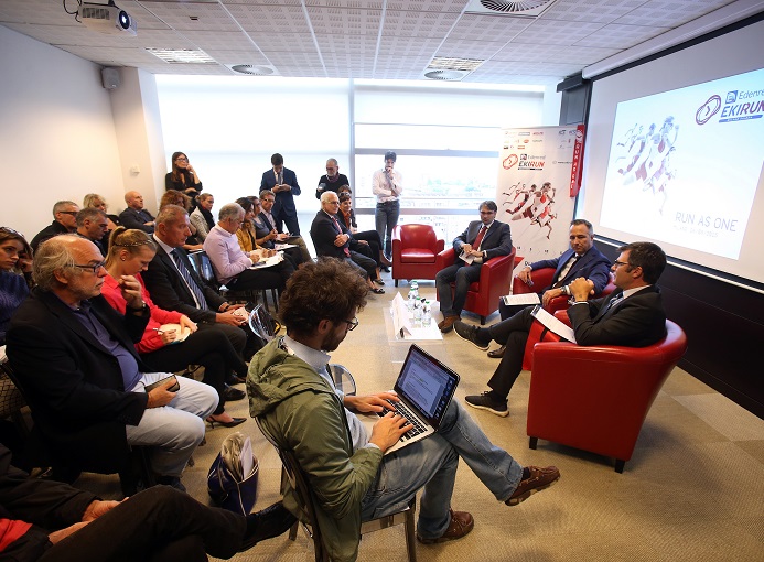 Conferenza stampa sede milanese Gruppo Elpe ph. credits ANSA