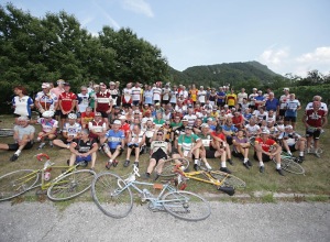 Foto di gruppo de La Moserissima 2015. Ph: Newspower Canon