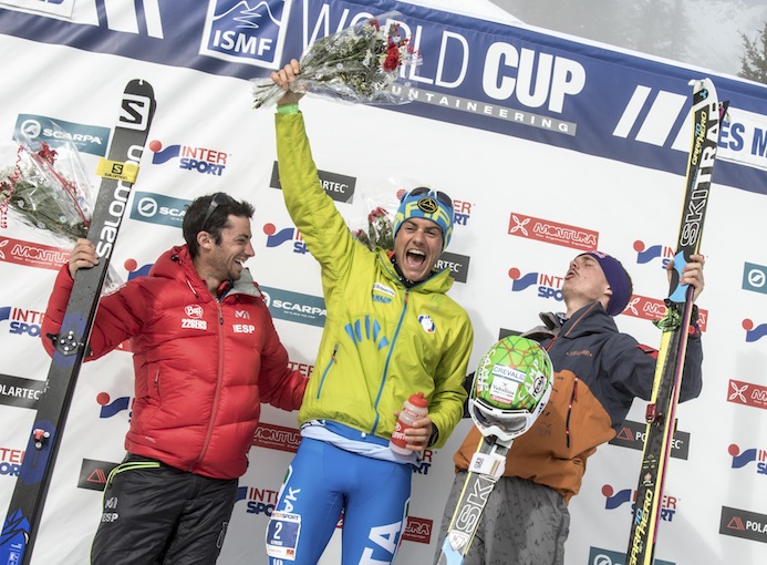Coppa_del_Mondo_di_sci_alpinismo_2016_Les_Marécottes_Michele_Boscacci_podio_photo_credit_ISMF