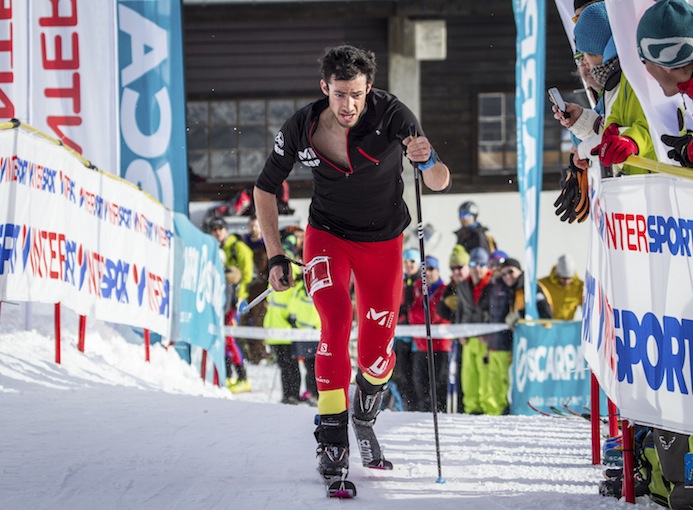 Coppa_del_mondo_ISMF_sci_alpinismo_2016_Les_Marécottes_gara_vertical_Kilian_Jornet_Burgada_ph_organizzazione