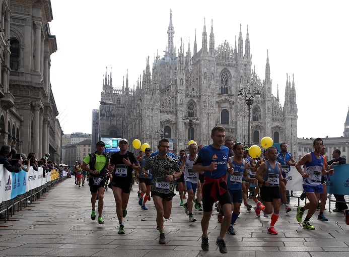 MARATONA DI MILANO 2016: GARA