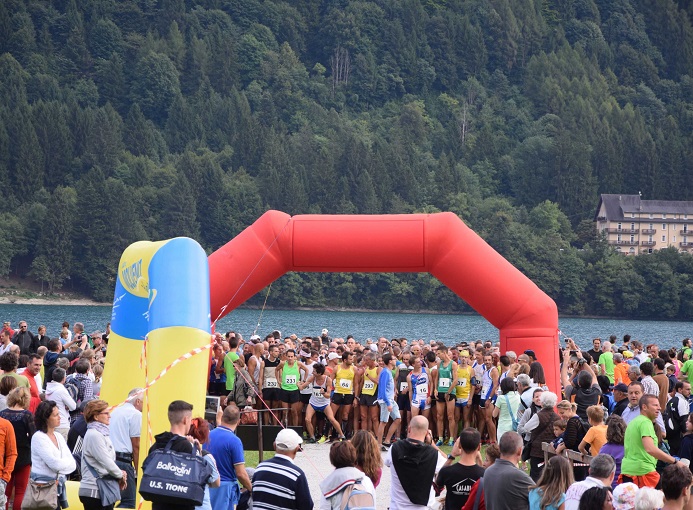 Partenza Molveno Lake Running