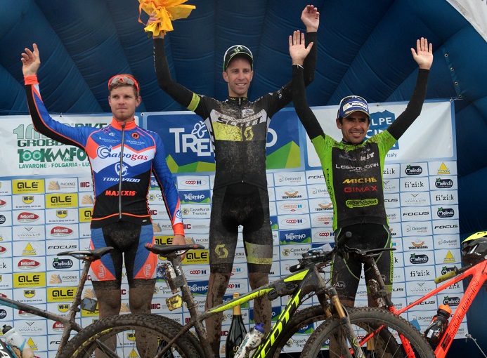 100 km dei forti 2016 lavarone mtb podio m marathon cristiano salerno scott ph newspower canon