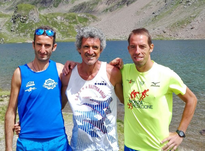 Franco Togni Runners Bergamo con Mauro Previtali e Marco Barbieri