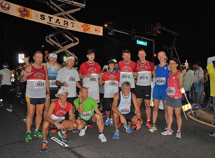Hawaii Honolulu Marathon italiani