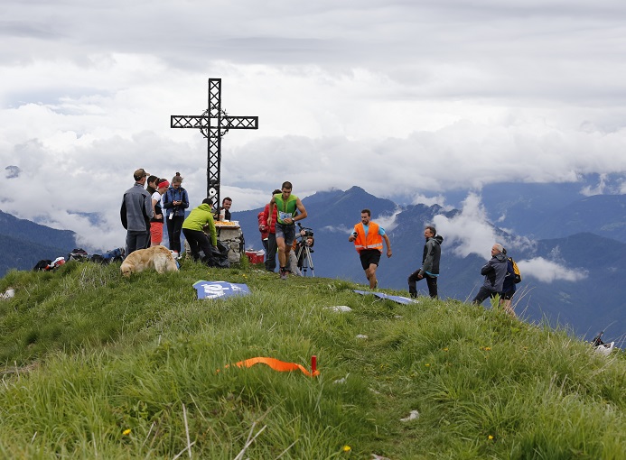 Ledro Skyrace 2016 Vincitore debiasi alla Croce di Cima Pari