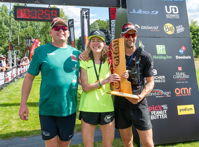 Tarawera 2017 1. Camille Herron photo Ā© Kurt Matthews