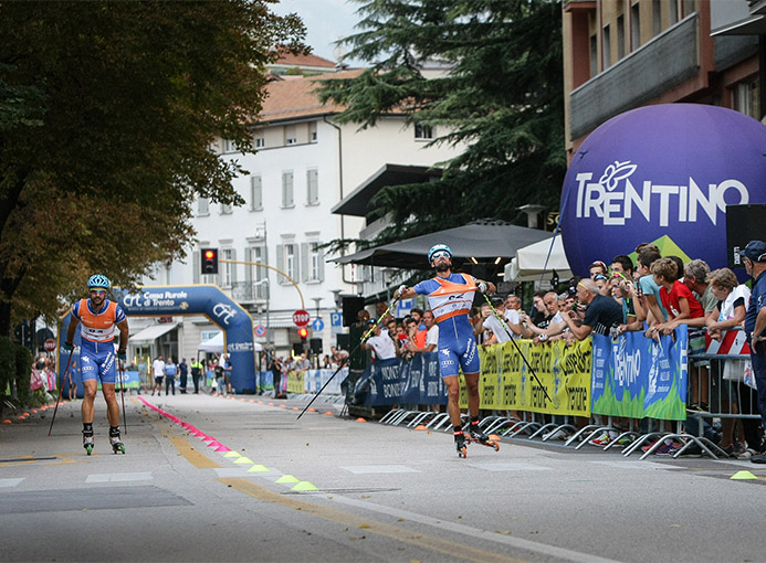 Poker di Emanuele Becchis nella sprint di Trento  SKIROLL