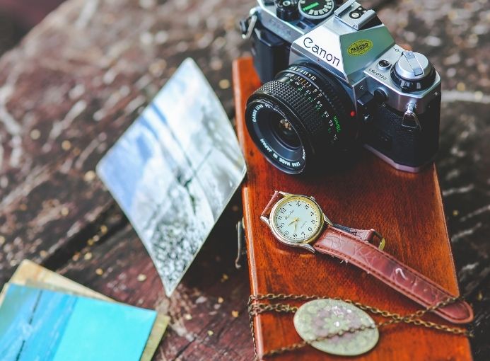 macchina fotografica antica