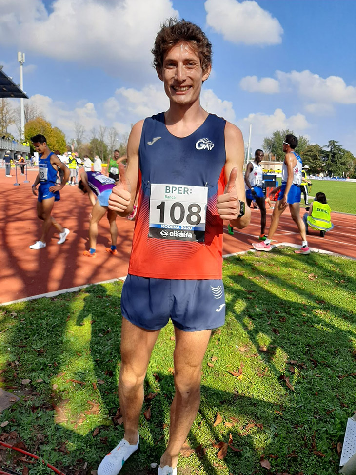 sebastiano parolini fine gara