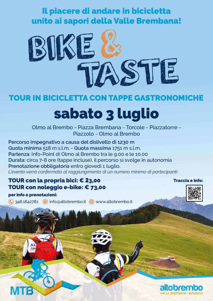 Valle Brembana mountain bike volantino