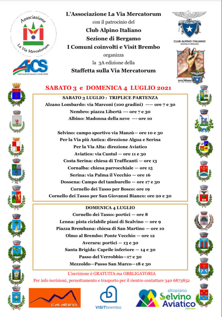 Staffetta sulla Via Mercatorum