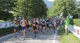 Primiero Dolomiti Marathon start 42 km