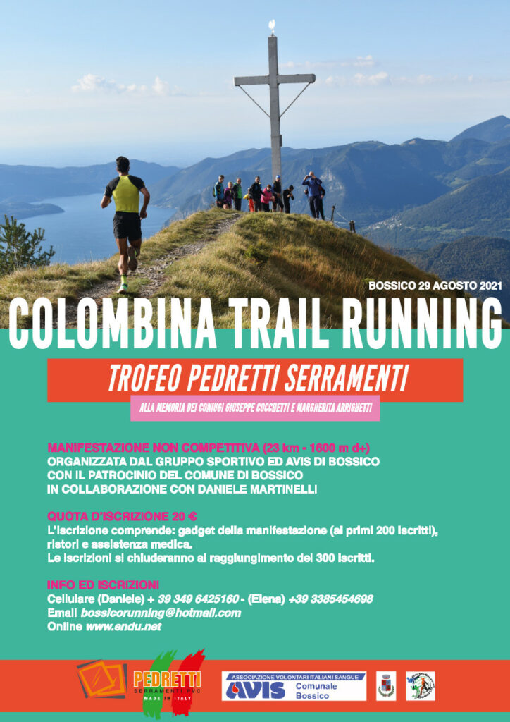 colombina trail running 2021 volantino