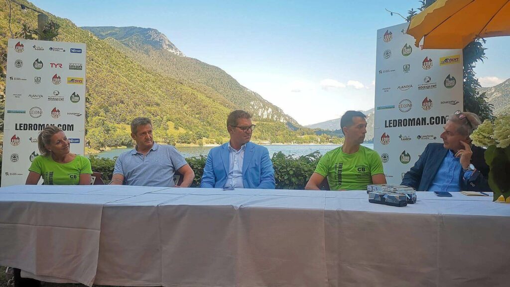 presentazione Ledroman 2021 in riva al lago di Ledro