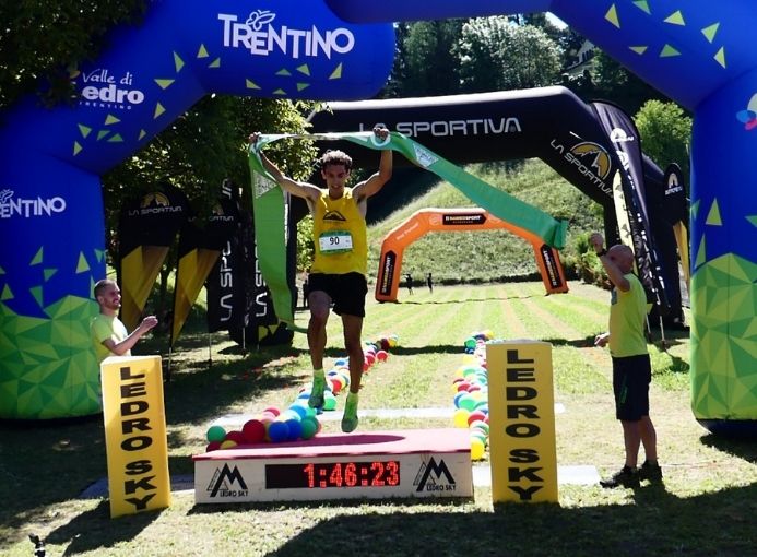 Ledro Skyrace 2021 arrivo Cesare Maestri