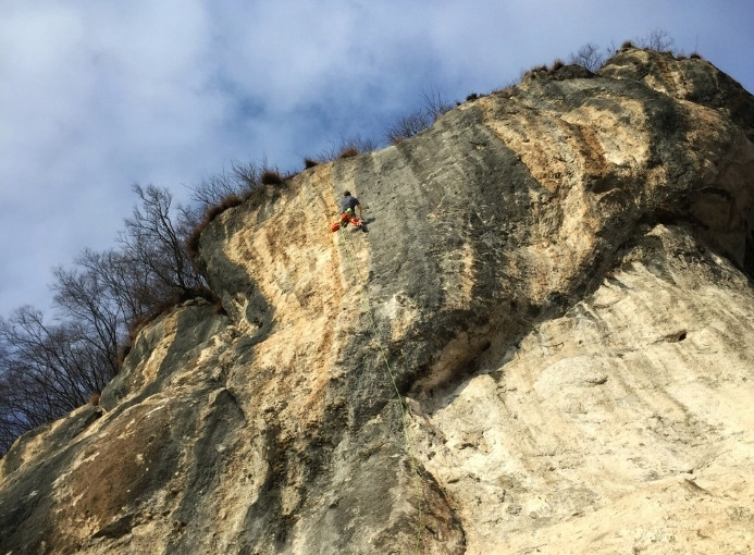 Luca Bana Cornalba arrampicata