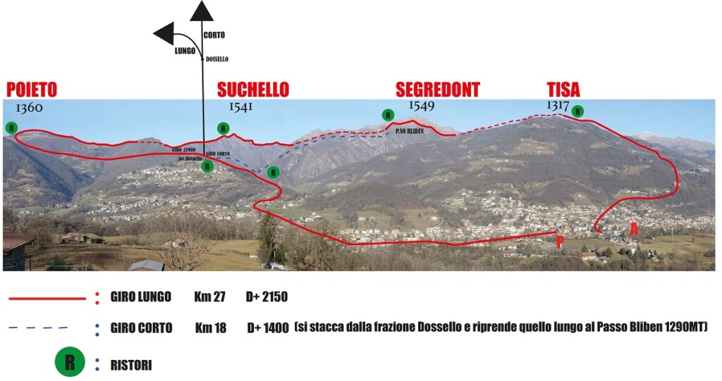 trail del segredont 2022 percorso