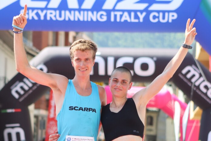 Monte Zerbion Skyrace Luca del Pero Fabiola Conti