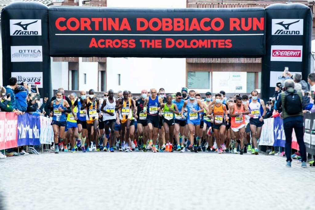 cortina dobbiaco run partenza