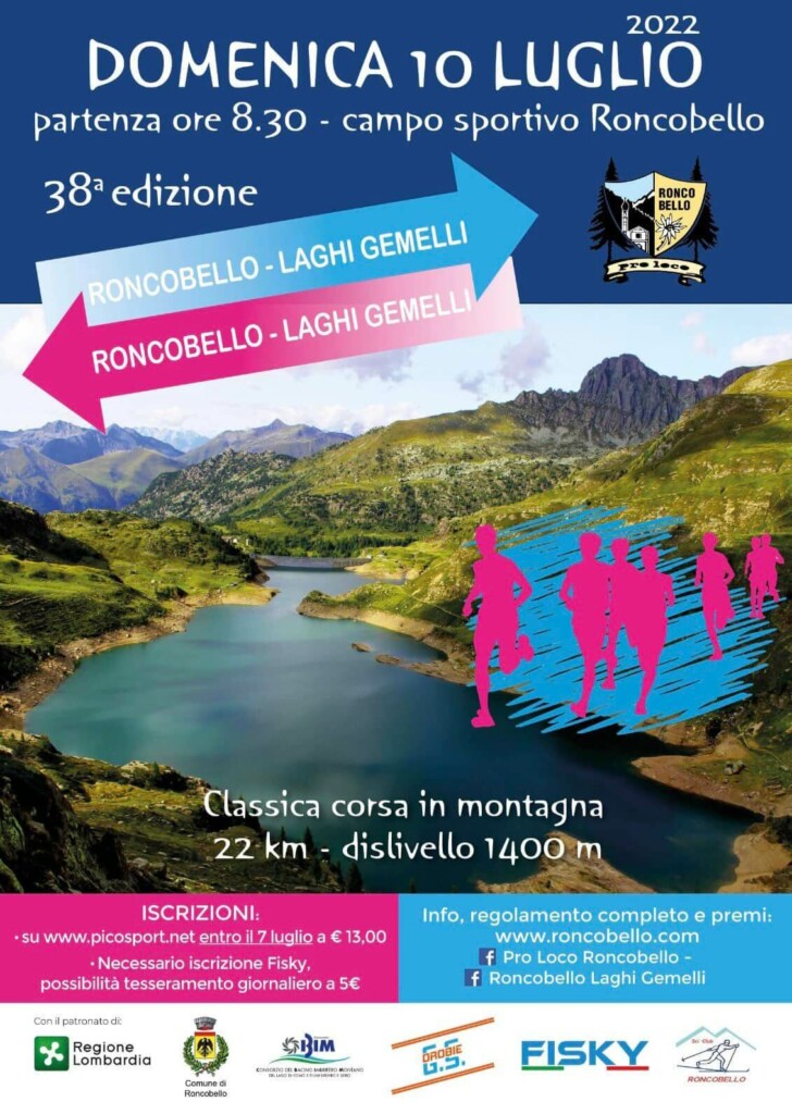volantino Roncobello Laghi Gemelli 2022