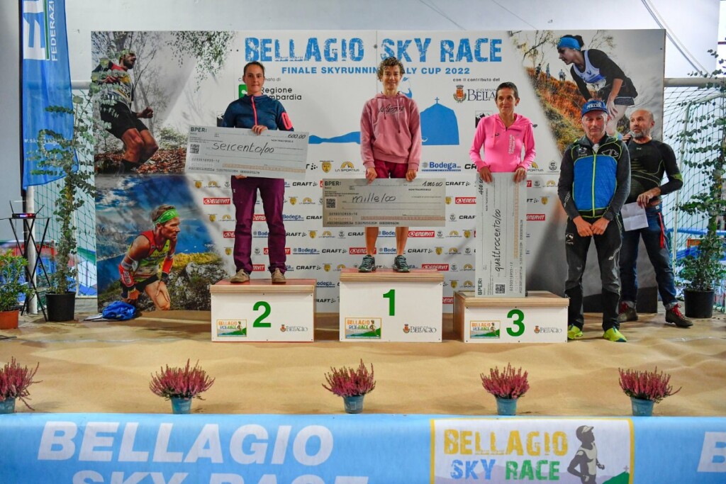 Bellagio Skyrace 2022 premiazione coppa italia fisky