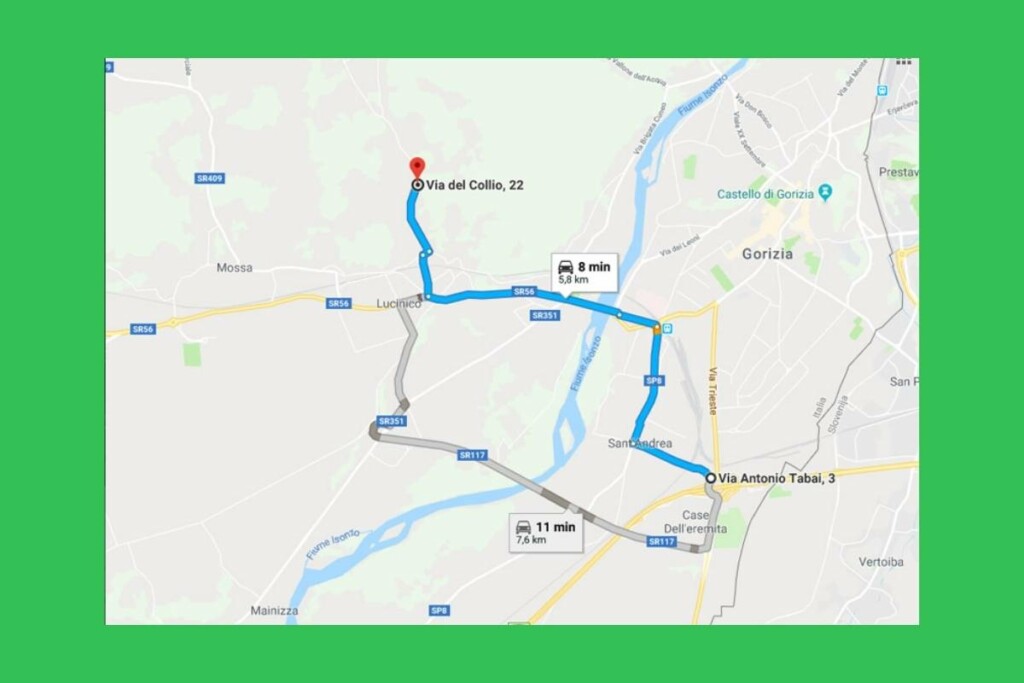 Calvario Alpin Run Lucinico Gorizia come arrivare