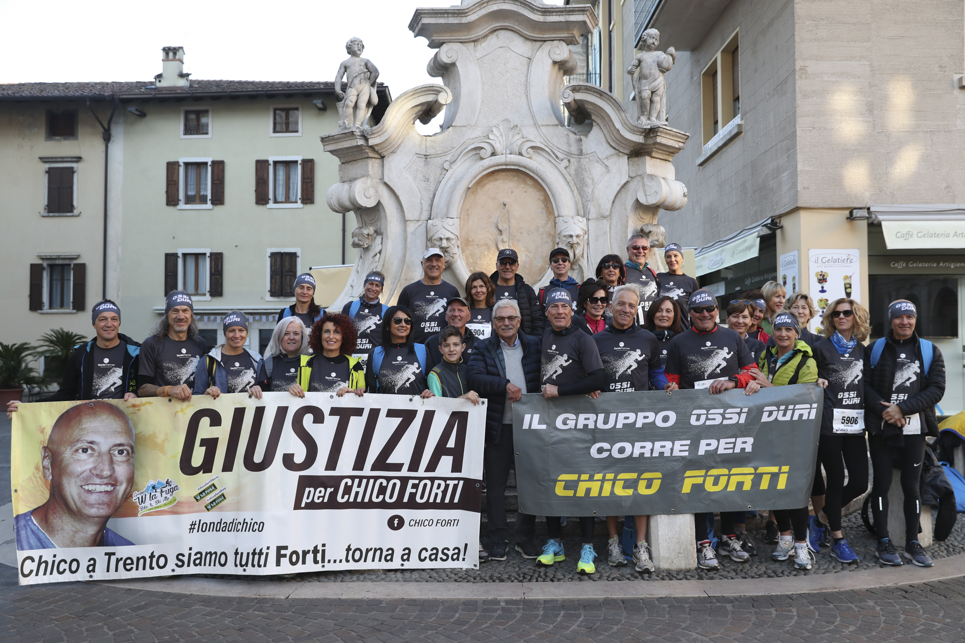 Garda Trentino Half Marathon 2022 Ossi Duri Trento per Chico Forti