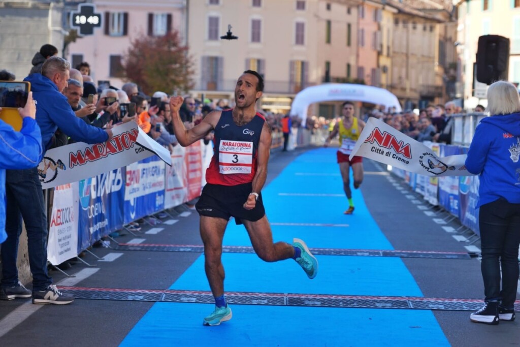Maratonina citta di Crema 2022 Michele Palamini vince