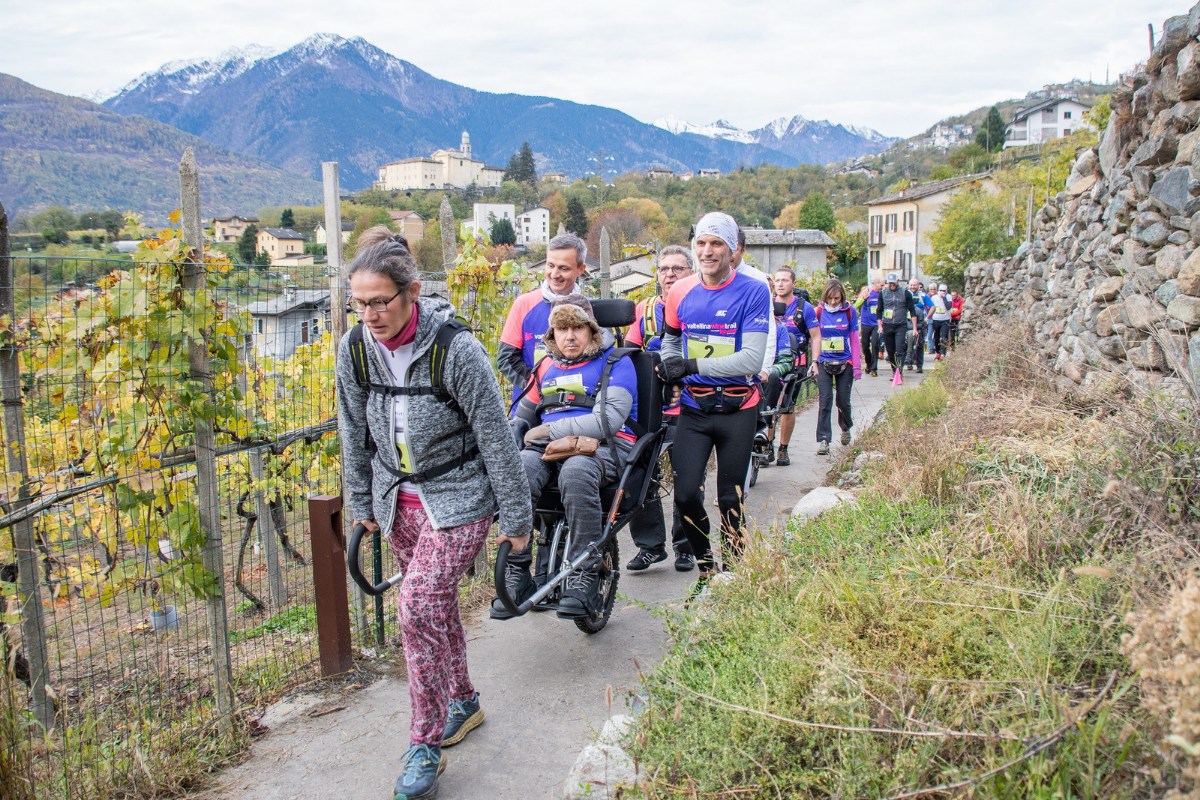 Valtellina Wine Trail 2022 joelette carrozzina