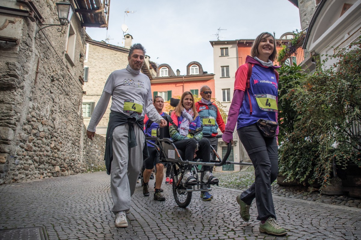 Valtellina Wine Trail 2022 joelette carrozzina