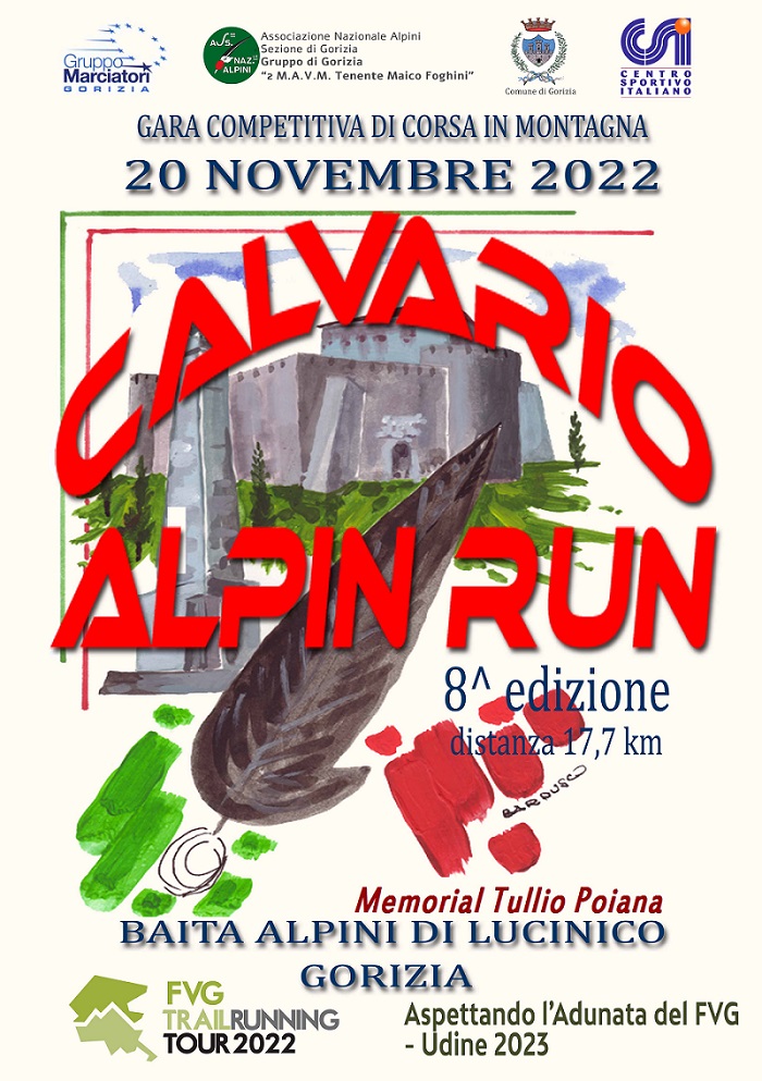 calvario alpin run 2022 volantino