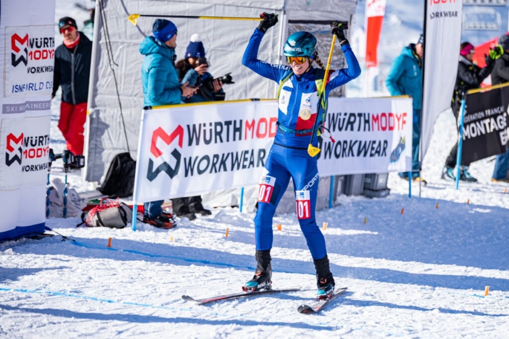Emily Harrop Coppa del Mondo Sprint Val Thorens skialp novembre 2022