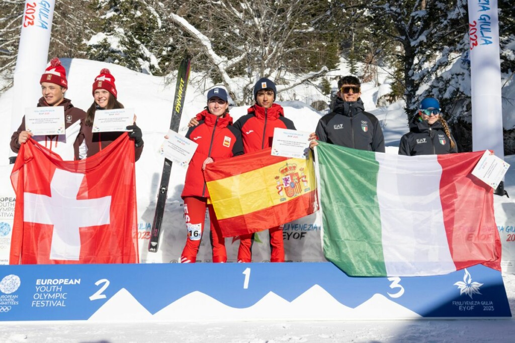 Eyof 2023 Forni di Sopra skialp Staffetta Mista