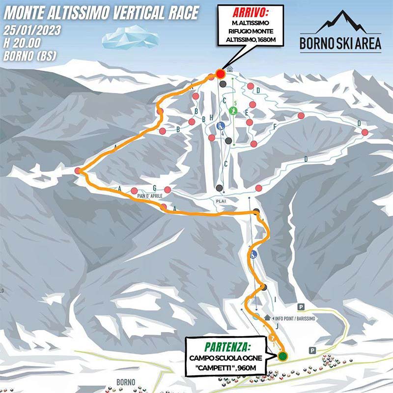 Monte Altissimo Vertical Race 2023 locandina skialp