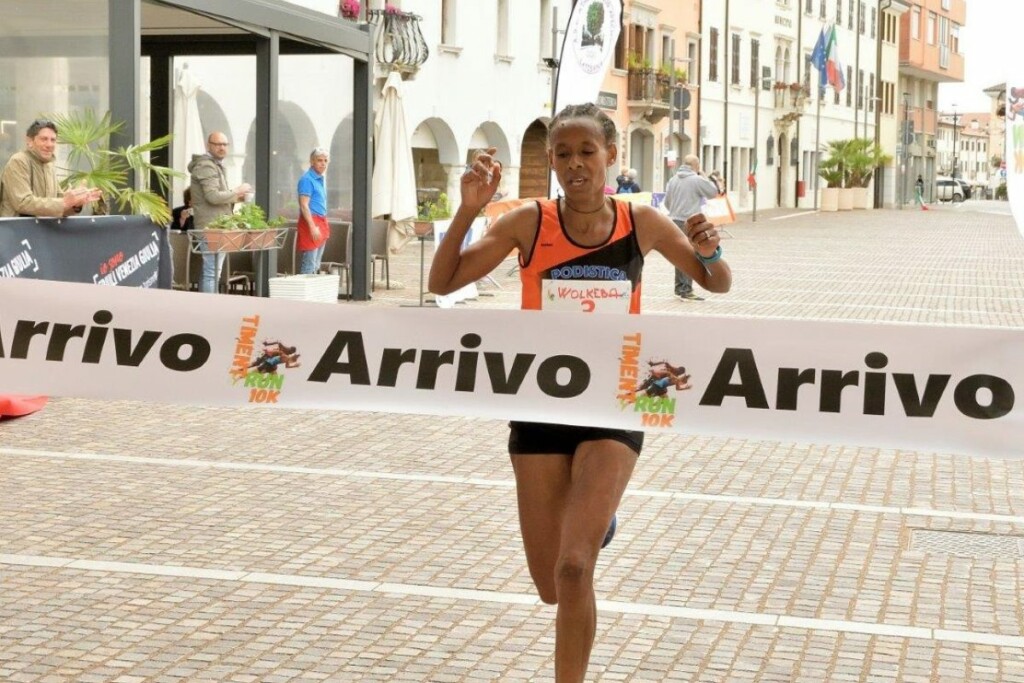 Timent Run 2022 Latisana vincitrice etiope Wolkeba