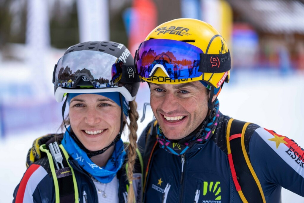 Cortina Skimo Cup 2023 Michele Boscacci e Alba De Silvestro