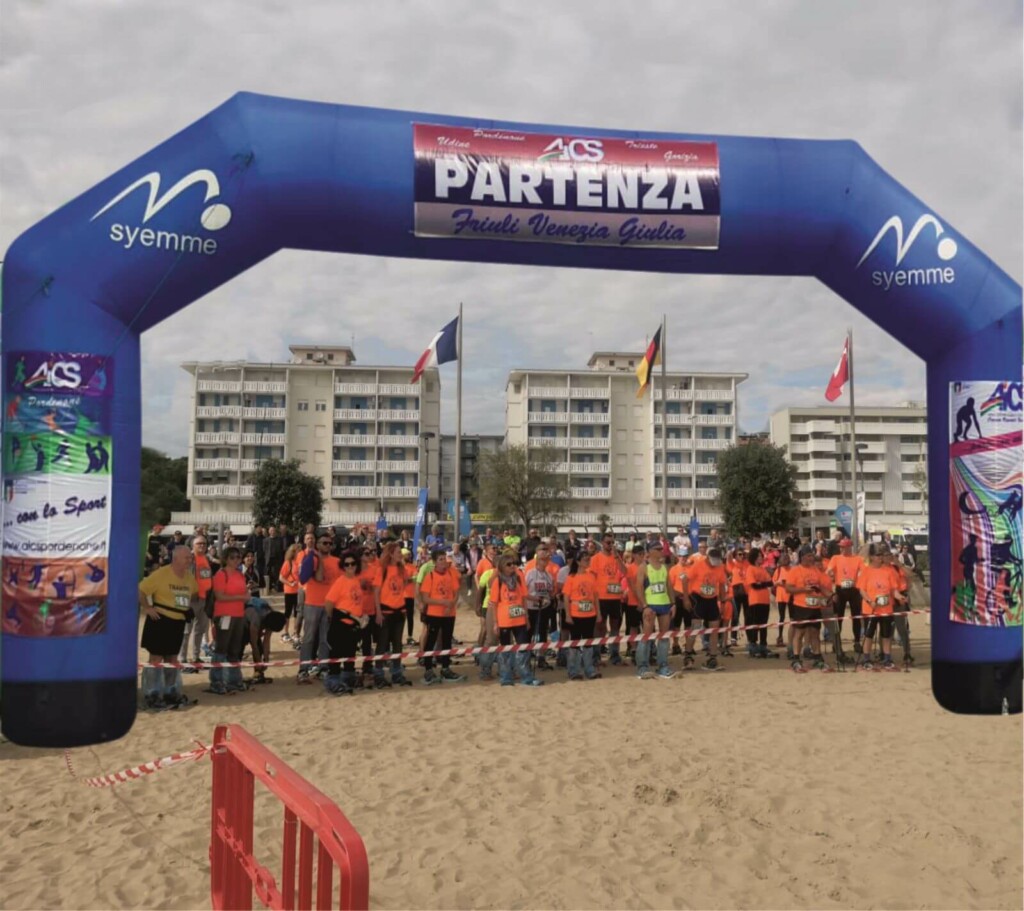 Respira il Mare Run 2023 Bibione ciaspolata sulla sabbia