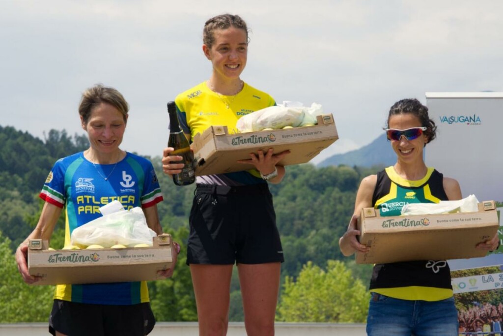 Giro Lago di Levico 2023 podio femminile