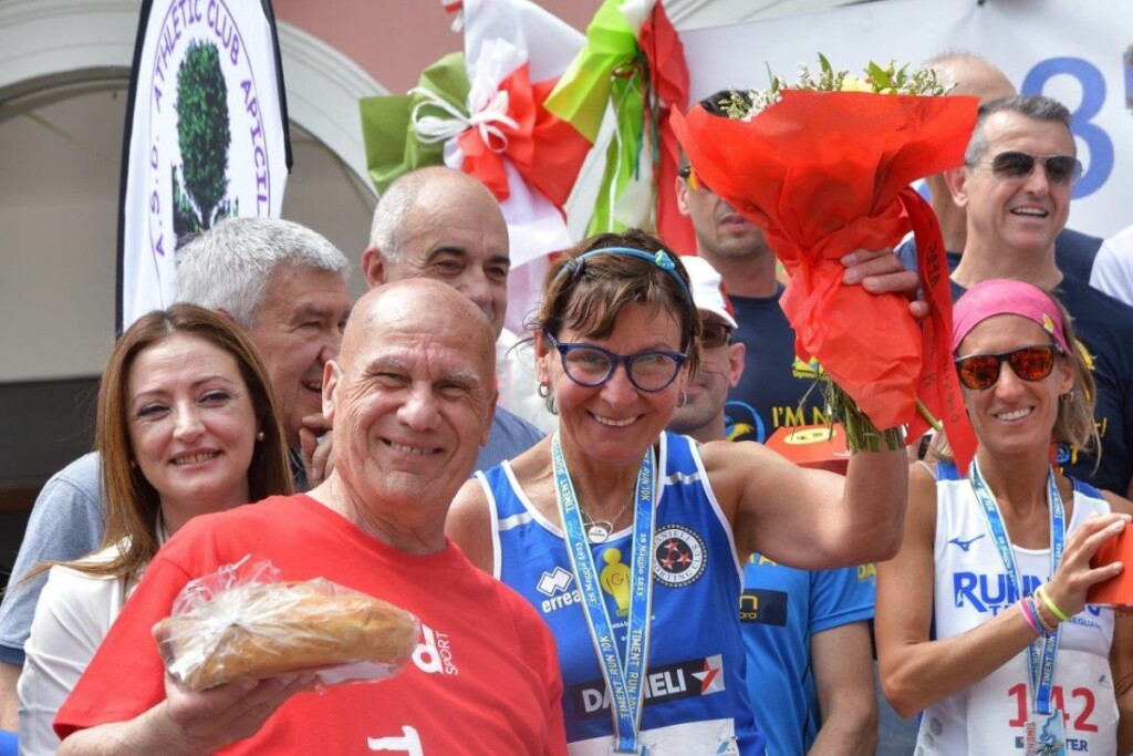 Timent Run 2023 Latisana Salvatore Vazzana organizzatore con Silvia Furlani